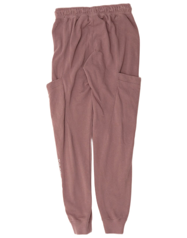 Nike Womens Graphic Tracksuit Calças Joggers UK 4 XS Roxo Algodão