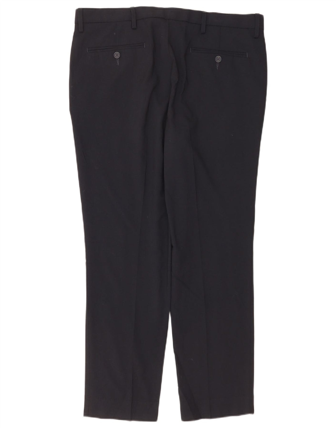 Calça Chino Masculina Slim Fit Marks & Spencer W36 L29 Azul Marinho Poliéster