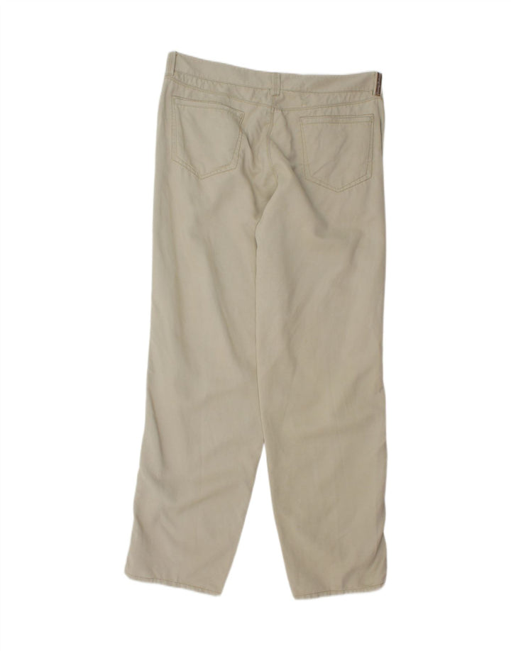 TOMMY BAHAMA Mens Straight Casual Trousers W35 L32 Beige Cotton Vintage Tommy Bahama and Second-Hand Tommy Bahama from Messina Hembry 