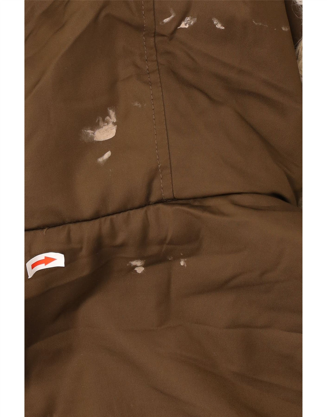 Jaqueta feminina Zara Trafaluc Oversized Sherpa Parka Reino Unido 10 pequena marrom