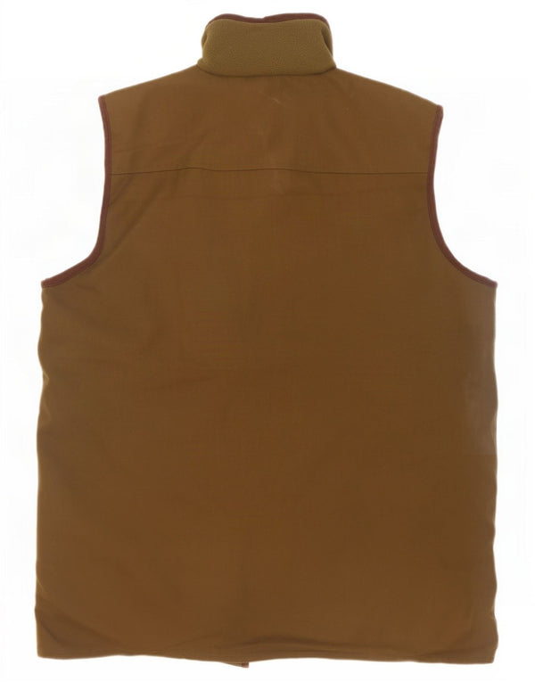 Bonart Mens Utility Gilet UK 40 Grande Poliéster Cáqui