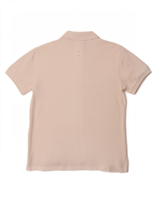Camisa polo Ralph Lauren masculina personalizada slim fit pequena clássica de algodão branco