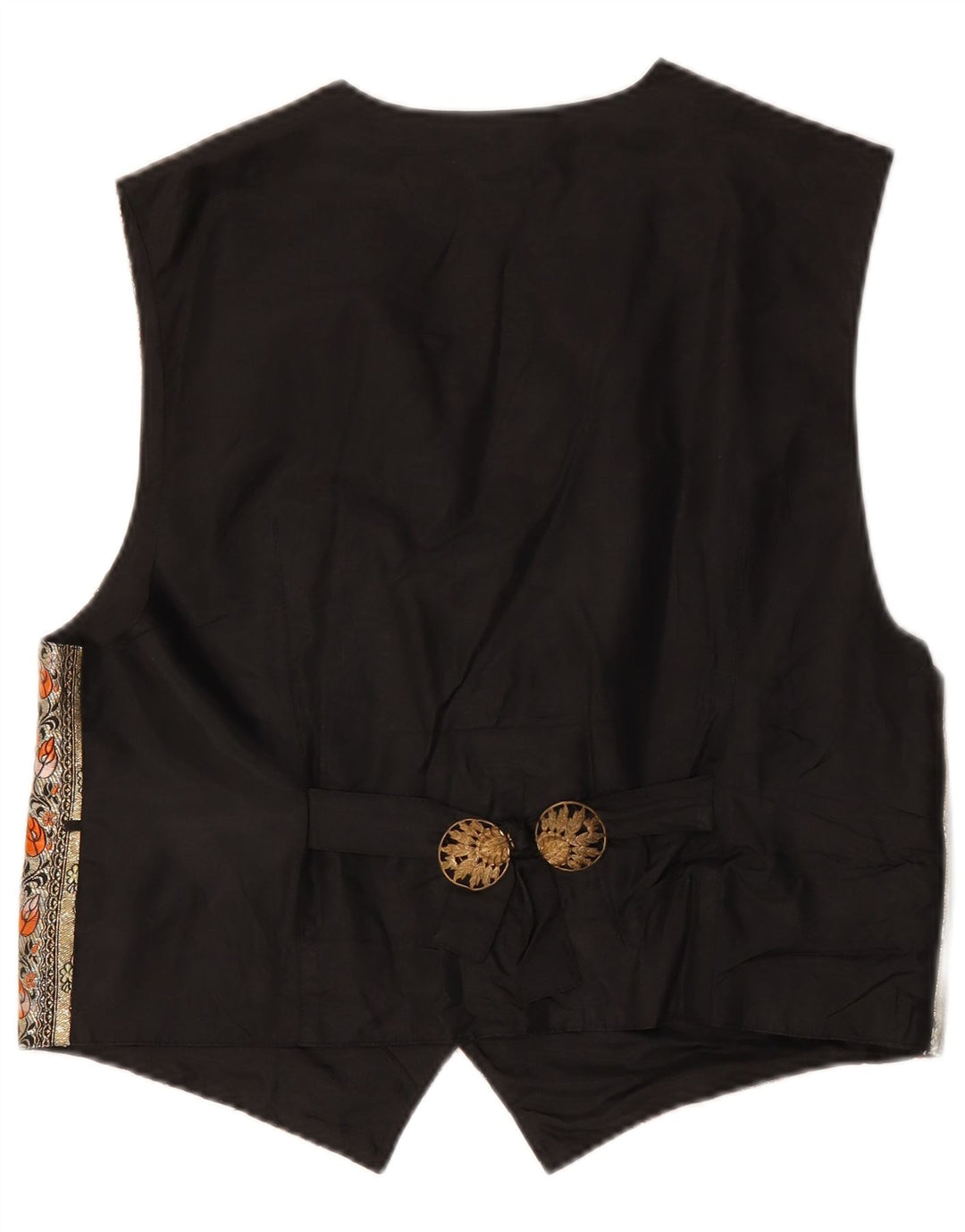 Colete feminino Signe Incognito UK 14 médio floral multicolorido