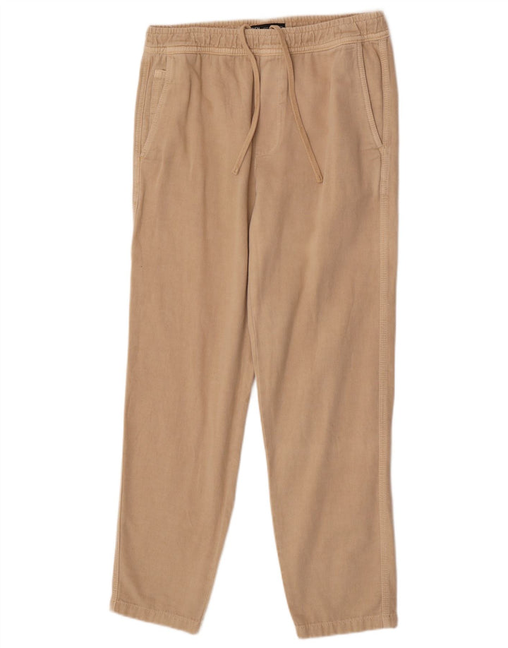 Calça cargo reta masculina Zara médio W31 L30 algodão bege