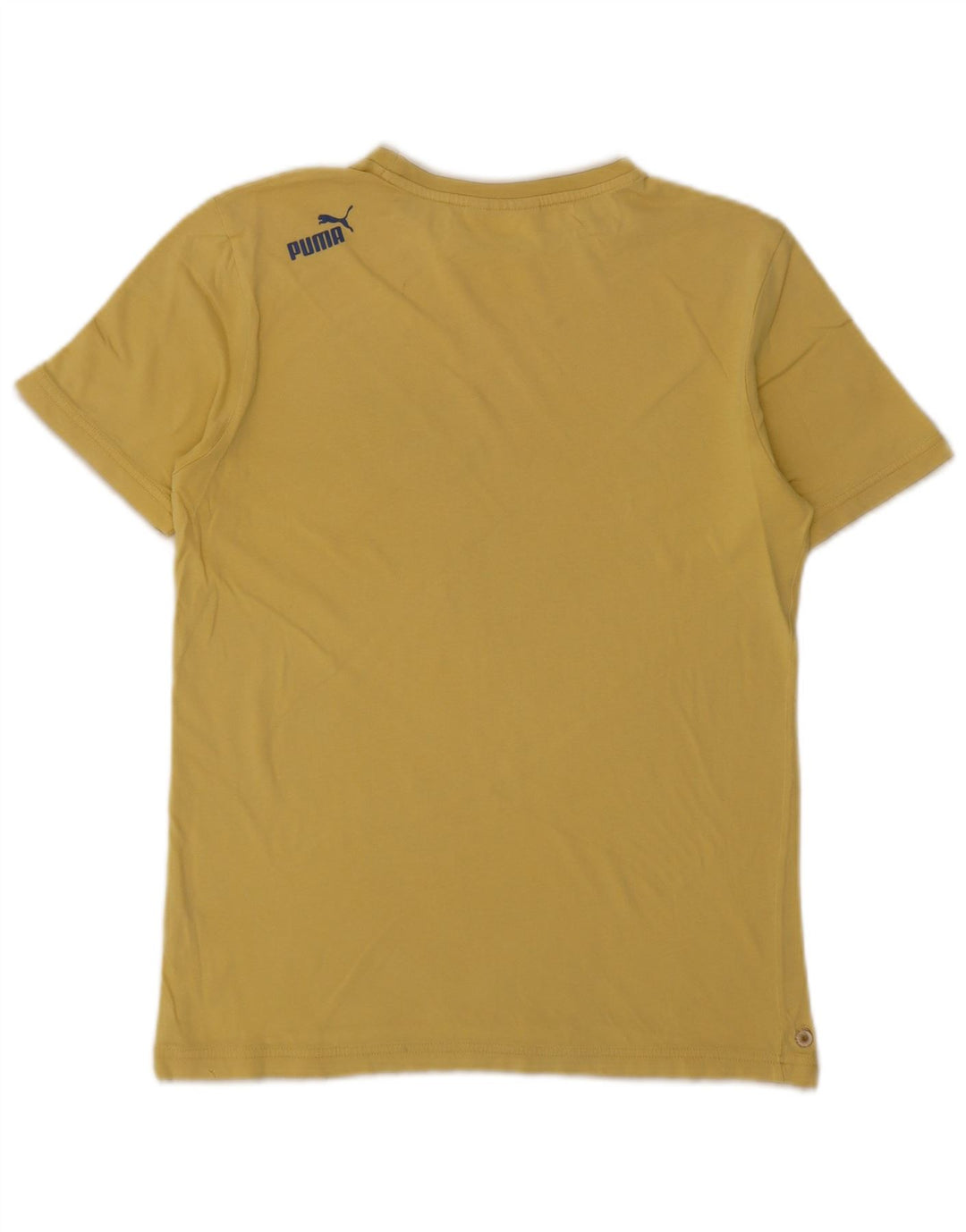 Puma Camiseta Masculina Graphic Top Pequeno Amarelo