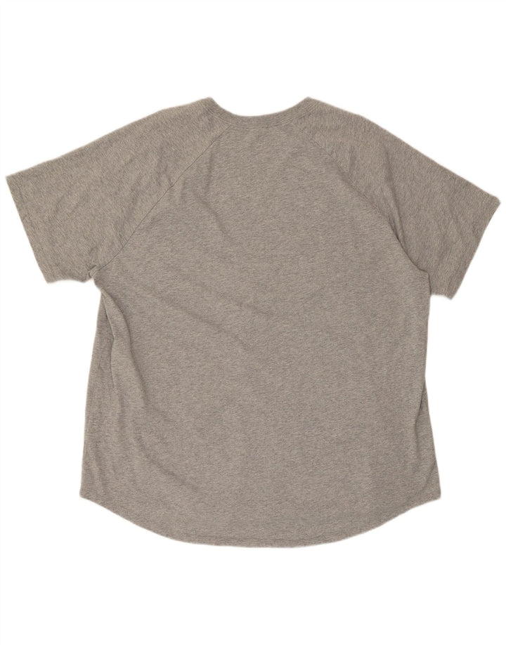 Camiseta Nike masculina manga curta regular gráfica top 2XL algodão cinza