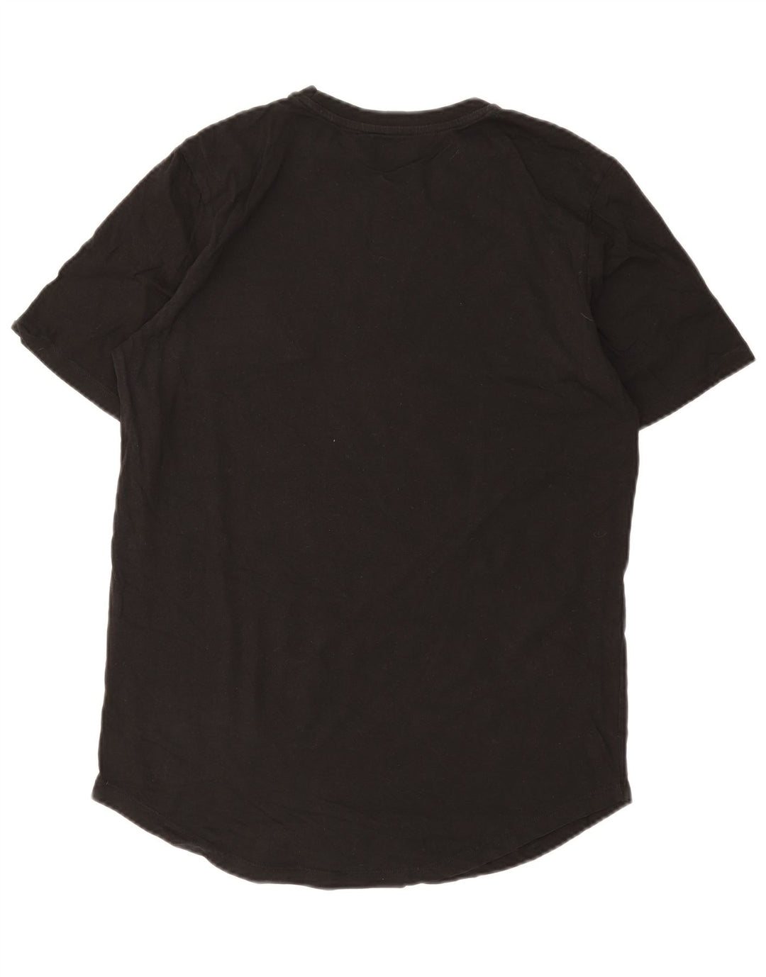 Camiseta masculina Jack & Jones Top médio algodão preto