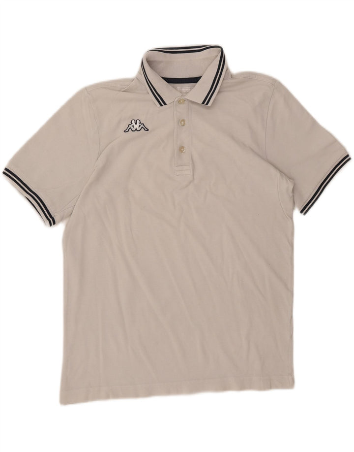 Camisa polo masculina Kappa médio branco
