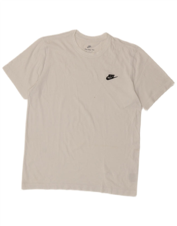 Camiseta masculina NIKE Top Médio Algodão Branco