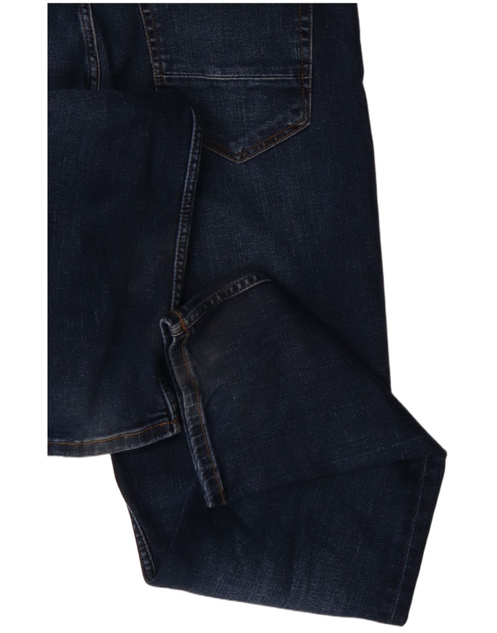 Tommy Hilfiger Masculino Denton Straight Jeans W36 L32 Azul Marinho Algodão