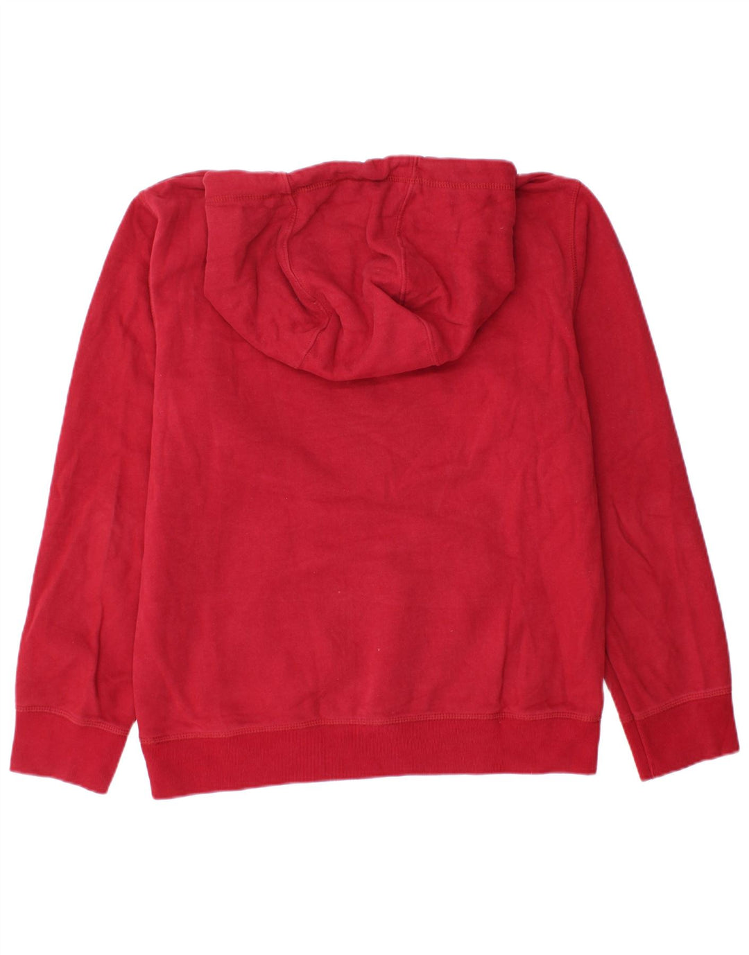 Crew Clothing Mens Hoodie Jumper Médio Algodão Vermelho