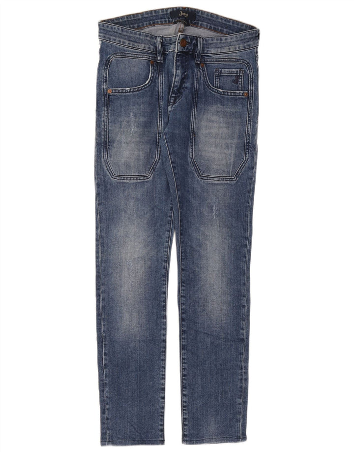 Jeans masculinos Jeckerson Slim W33 L29 algodão azul