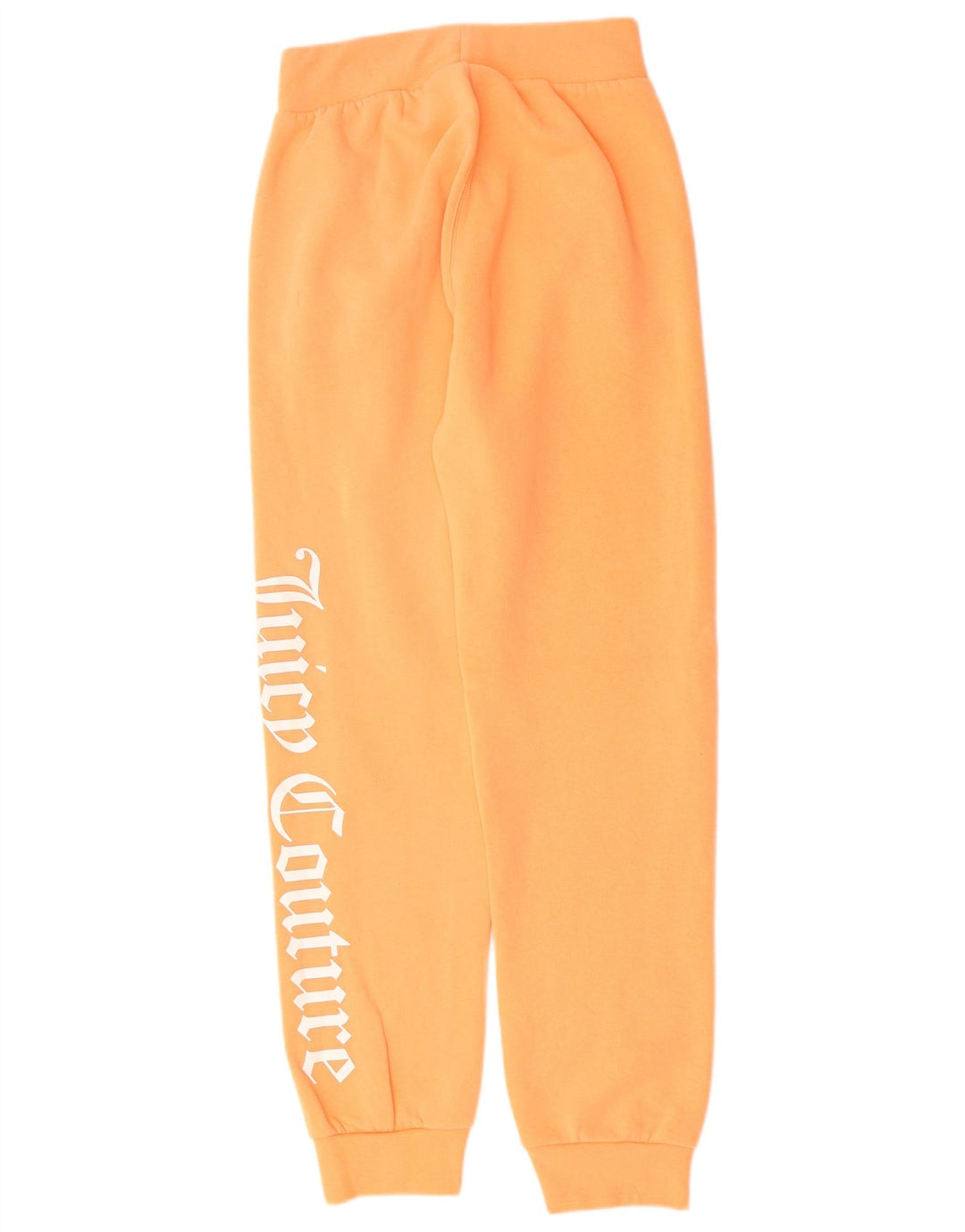 JUICY COUTURE Calça esportiva feminina com estampa gráfica, calça jogger UK 4 XS laranja