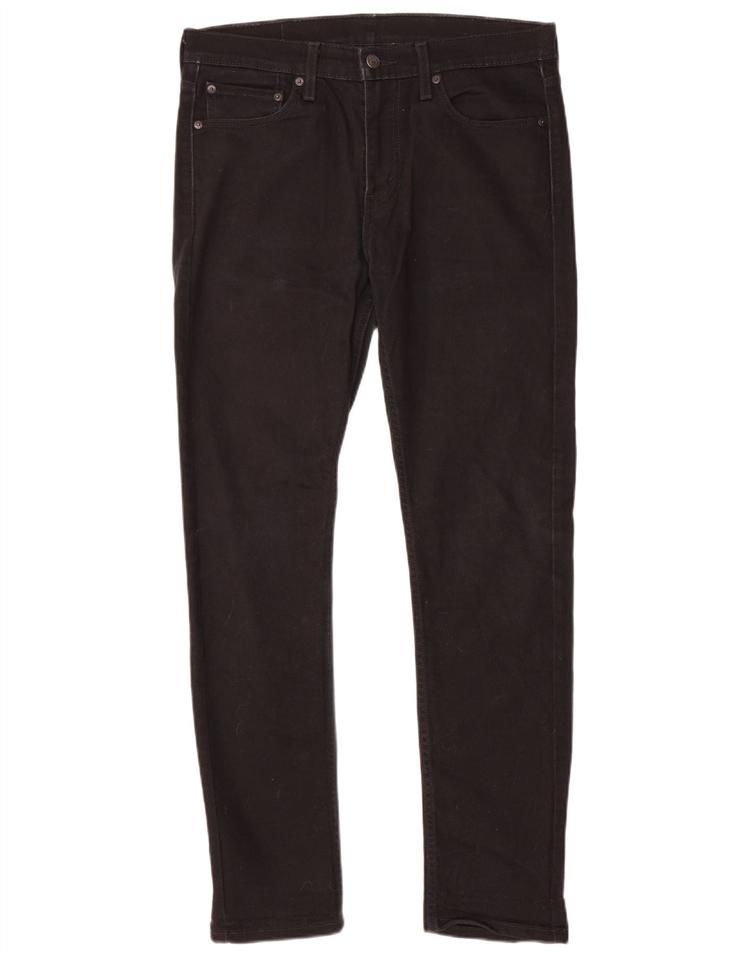 Levi's Mens Slim Jeans W32 L32 Algodão Preto