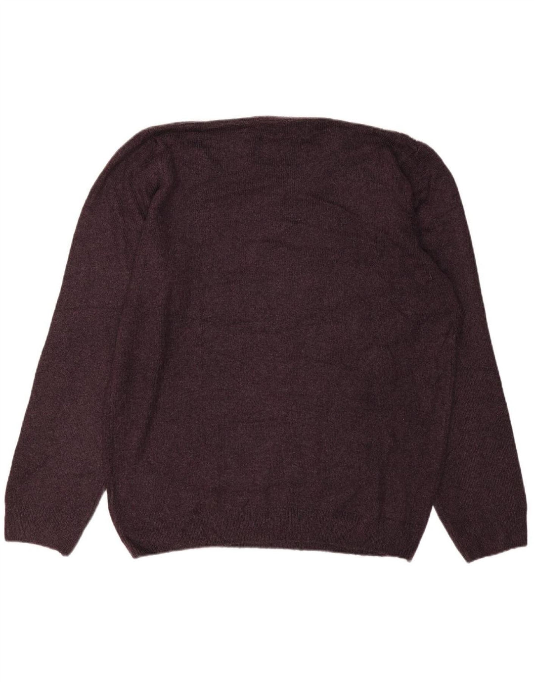 MARKS & SPENCER Suéter masculino com gola redonda XL roxo acrílico