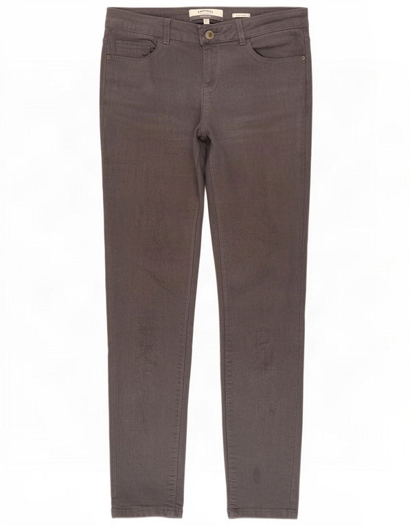 Fat Face Womens Skinny Jeans UK 12 médio W30 L28 Algodão Cinza
