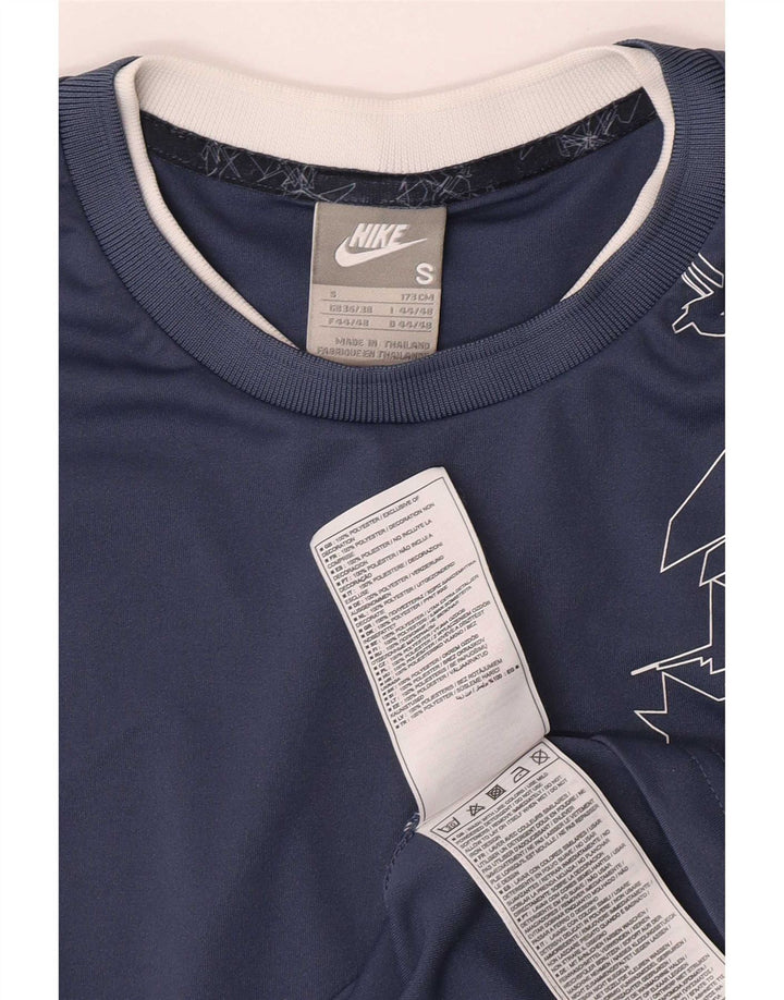 Nike Mens Graphic Vest Top UK 36/38 Pequeno Azul Geométrico Poliéster