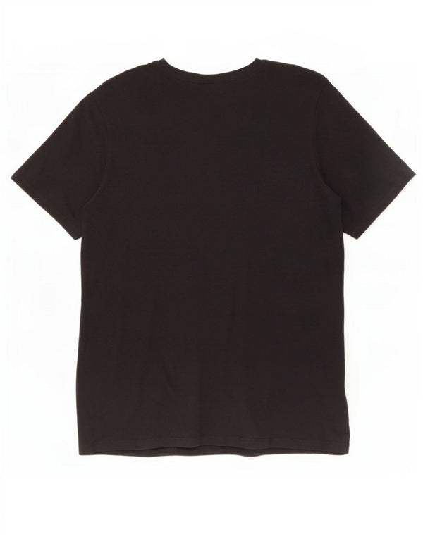 Camiseta Nike Masculina Athletic Cut Graphic Top Grande Algodão Preto