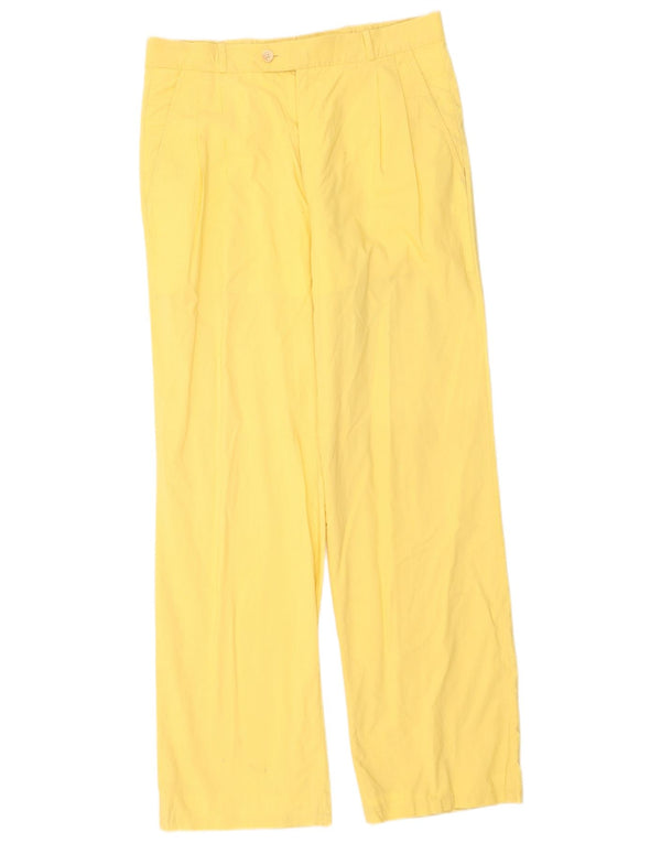 Calça masculina Boggi Pegged Suit IT 48 Médio W28 L30 Amarelo