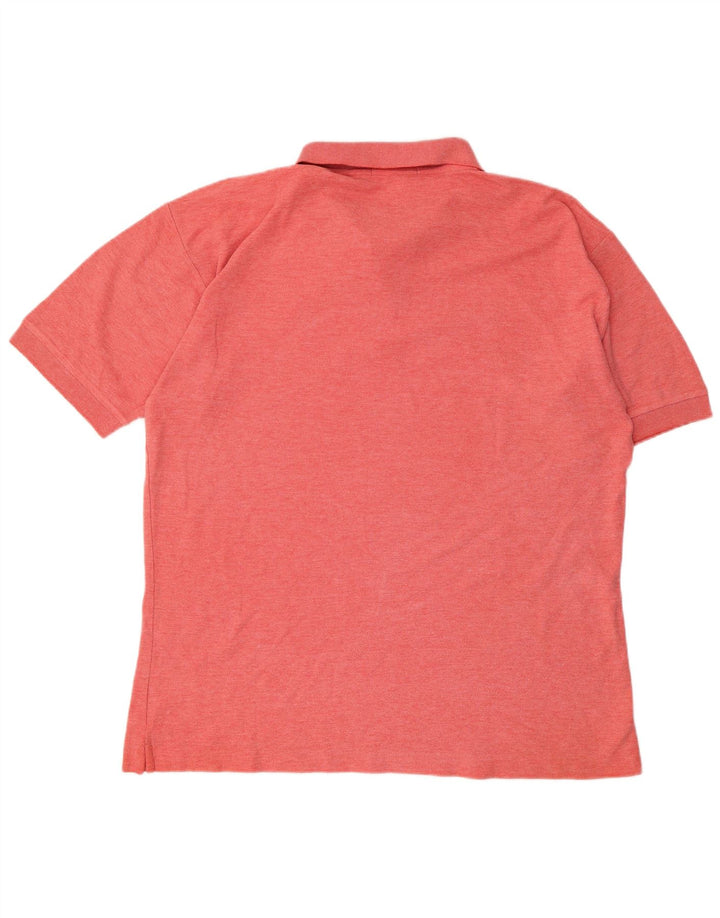 Camisa polo masculina FILA IT 52 grande vermelha manchada