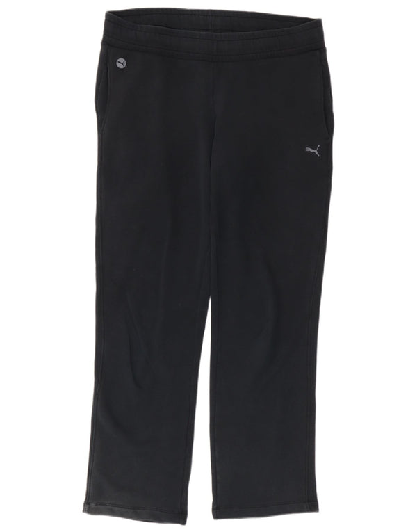 Calça de treino feminina Puma UK 14 grande preta