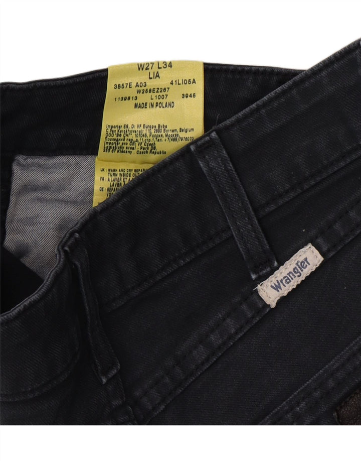 Calça jeans feminina WRANGLER Lia Slim W27 L34 algodão cinza