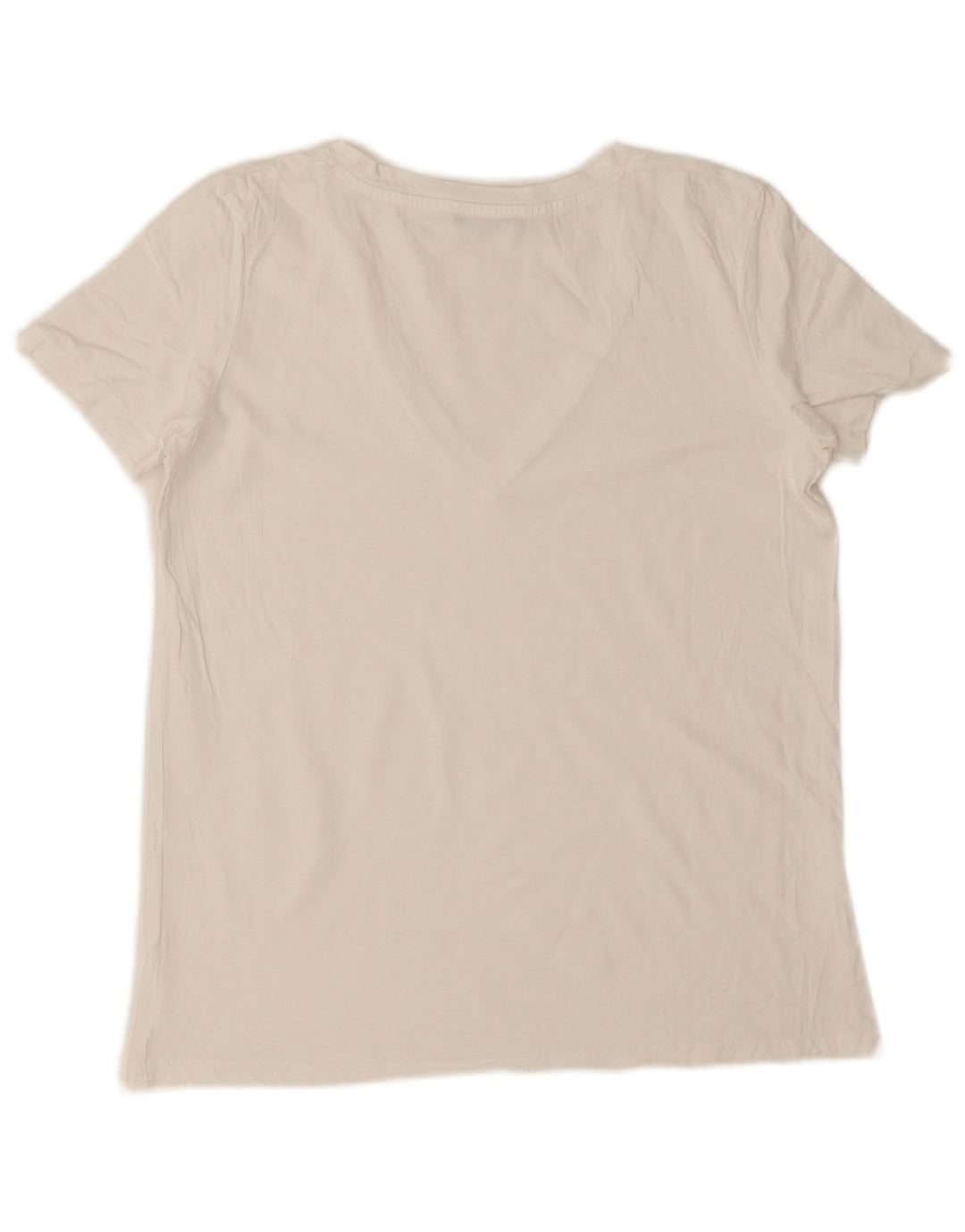 Camiseta feminina Zara Top UK 10 pequena branca