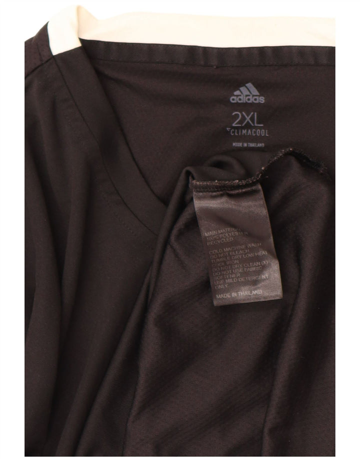 Camiseta Adidas Masculina Climacool Top 2XL Poliéster Preto
