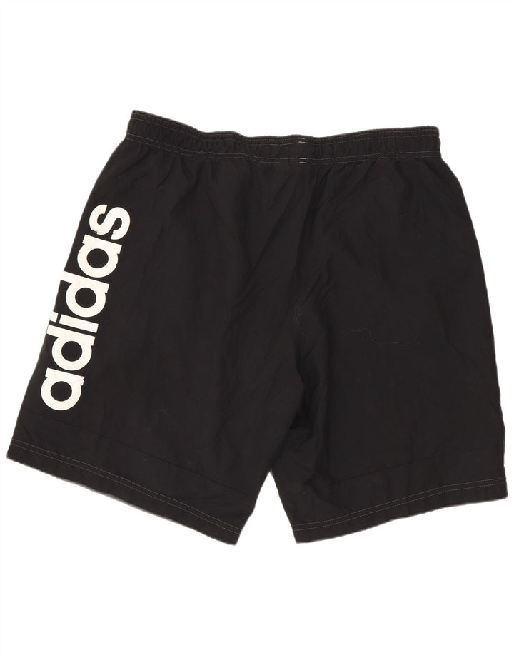 Shorts esportivos gráficos masculinos ADIDAS grande poliéster cinza colorblock