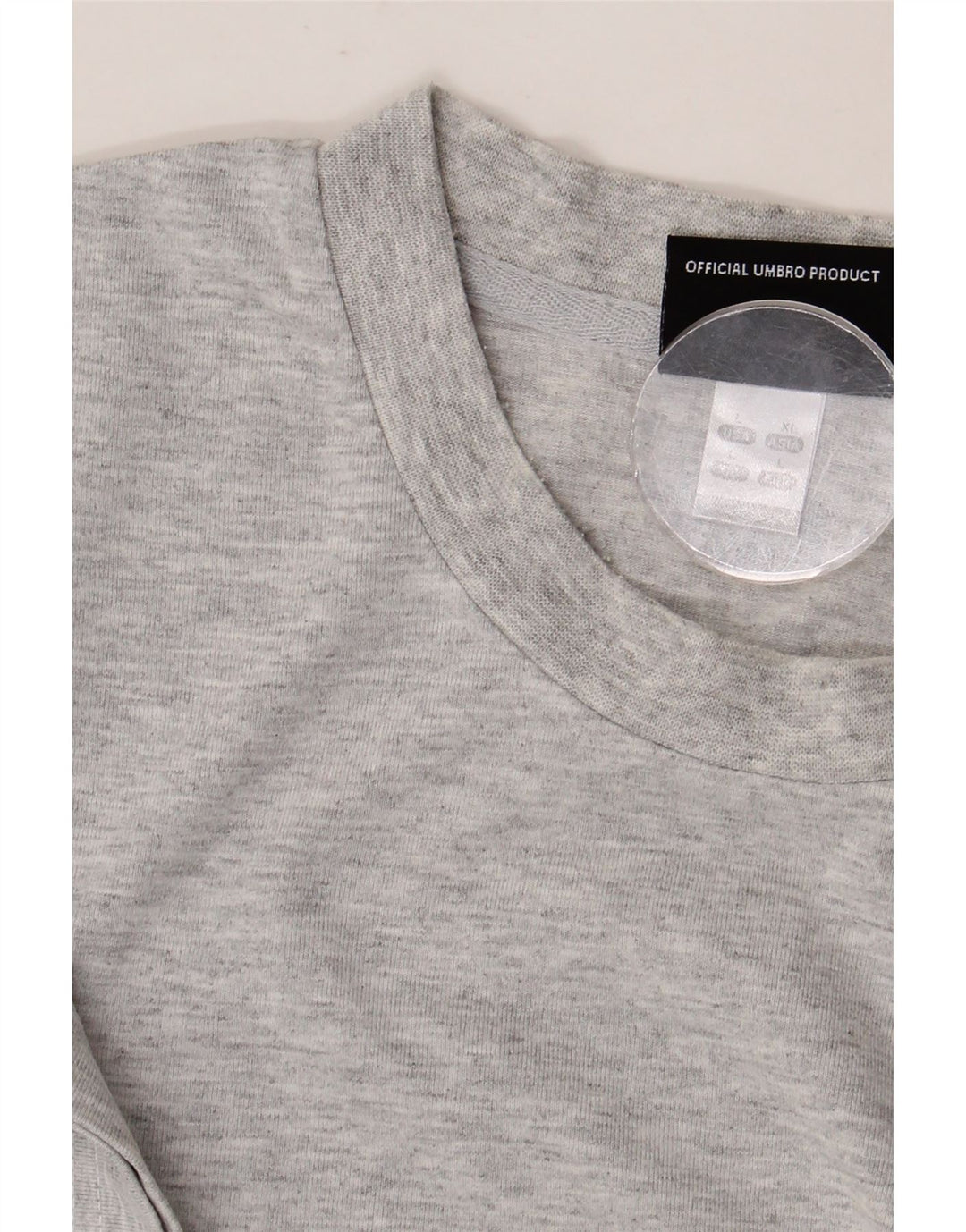 Camiseta masculina UMBRO grande cinza manchada