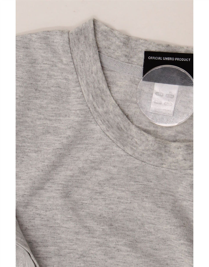 Camiseta masculina UMBRO grande cinza manchada
