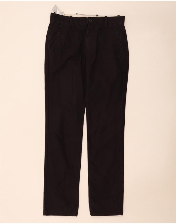 Calça jeans reta masculina Levi's W30 L34 algodão preto