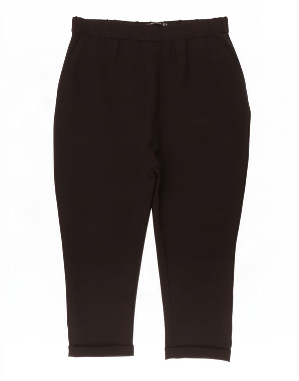 Zara Calça feminina Trafaluc Capri média W28 L19 preta