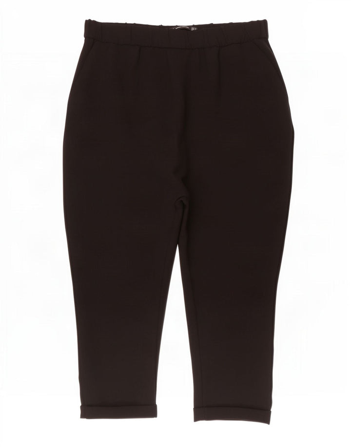 Zara Calça feminina Trafaluc Capri média W28 L19 preta