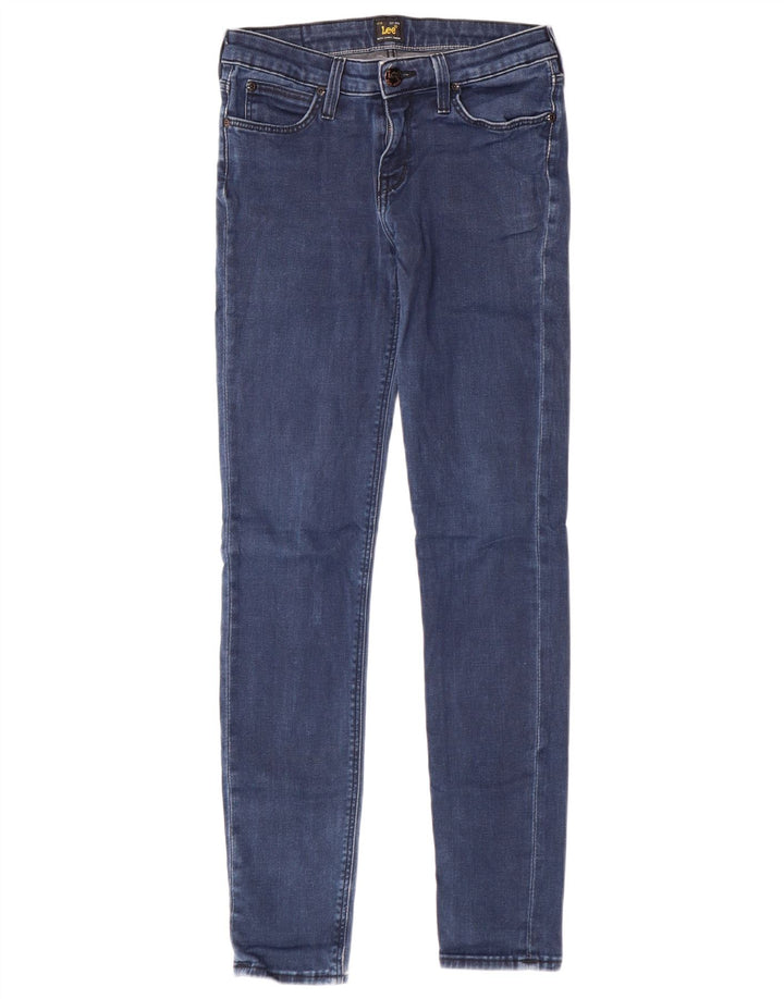 Lee Womens Scarlett Skinny Jeans W27 L29 Azul Algodão