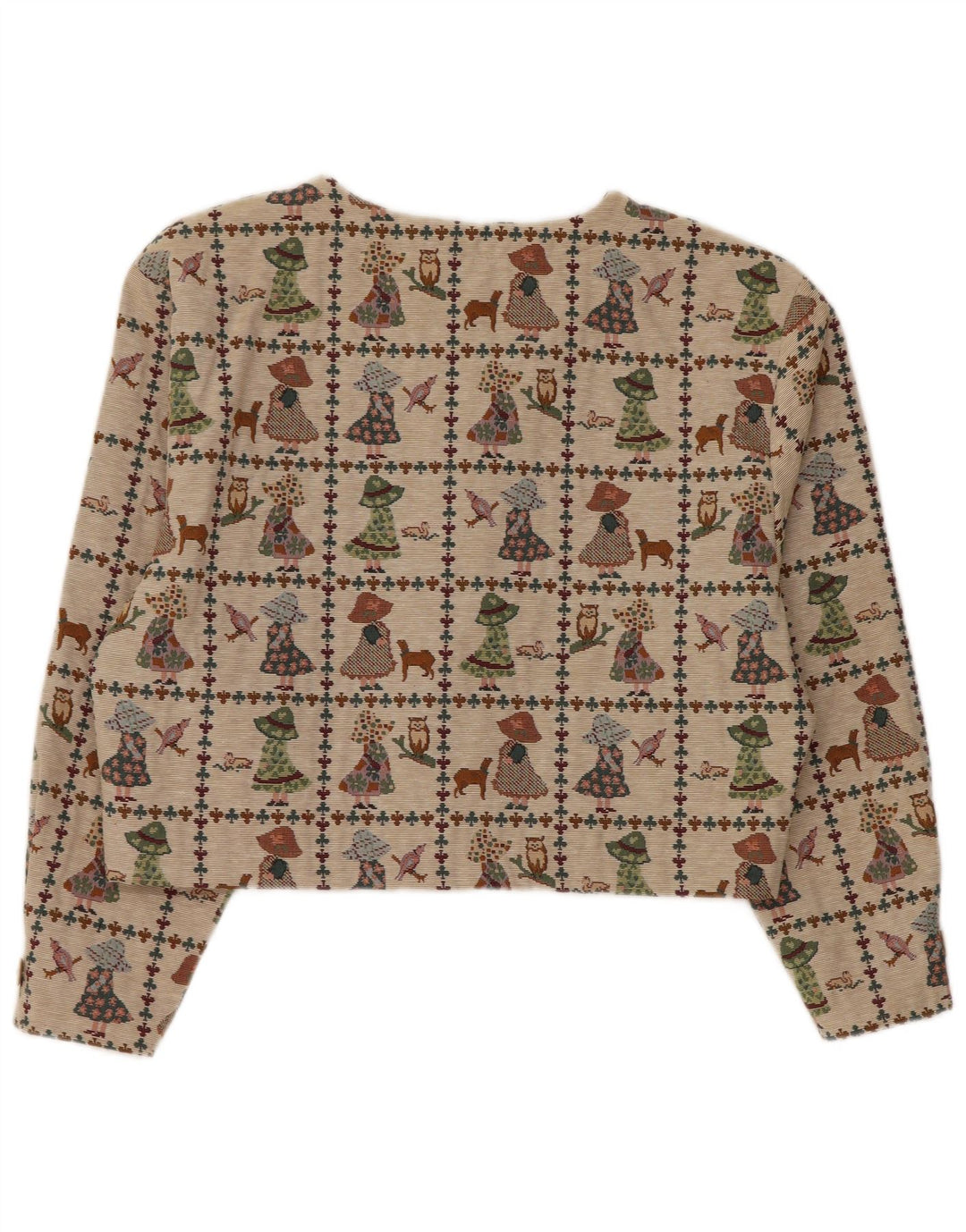 Bonita Womens Bolero Jacket UK 16 grande novidade de poliéster bege