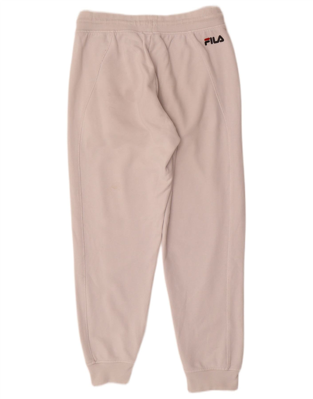 Calça de treino masculina Fila joggers pequeno algodão branco