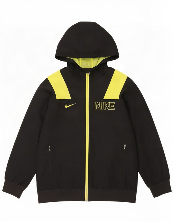Jaqueta Nike Boys Graphic Tracksuit Top 12-13 anos grande bloco colorido preto