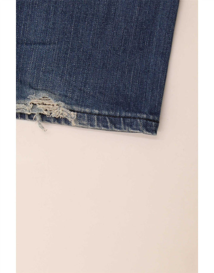 Lee Mens Brooklyn Straight Jeans W36 L34 Azul Algodão