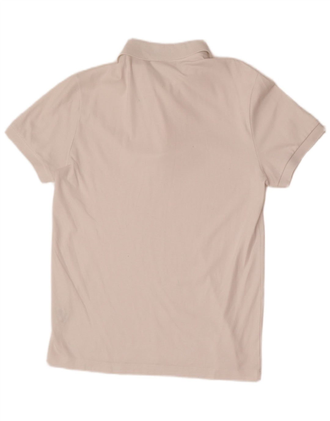 Camisa polo masculina Lacoste Regular Fit tamanho 3 pequeno algodão branco