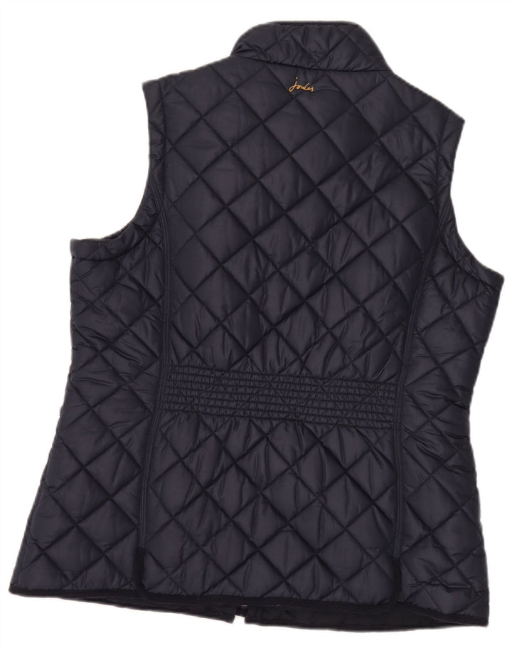 Gilet feminino acolchoado Joules UK 18 XL azul marinho poliéster