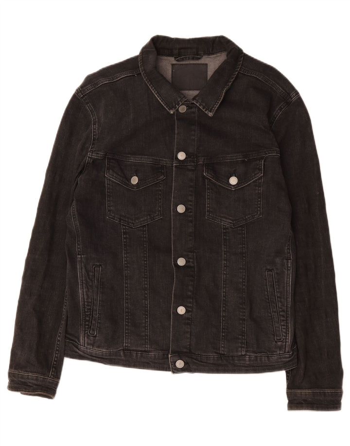 Jaqueta jeans masculina Jack & Jones UK 42 XL algodão cinza