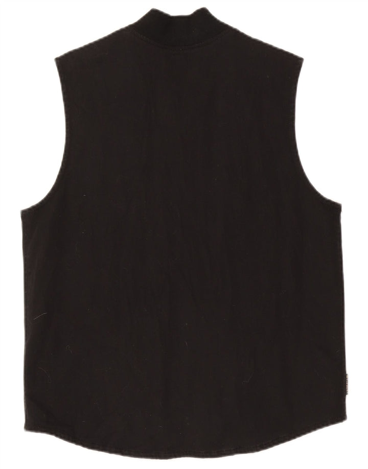 Element Mens Gilet UK 38 Médio Algodão Preto