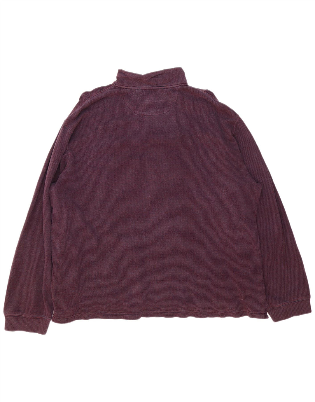 Moletom masculino Chaps com zíper e gola 2XL algodão Borgonha