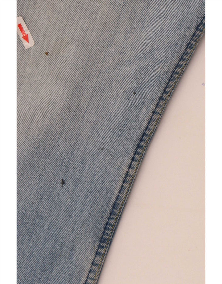 Calça jeans feminina Levi's 501 Straight W29 L31 azul algodão