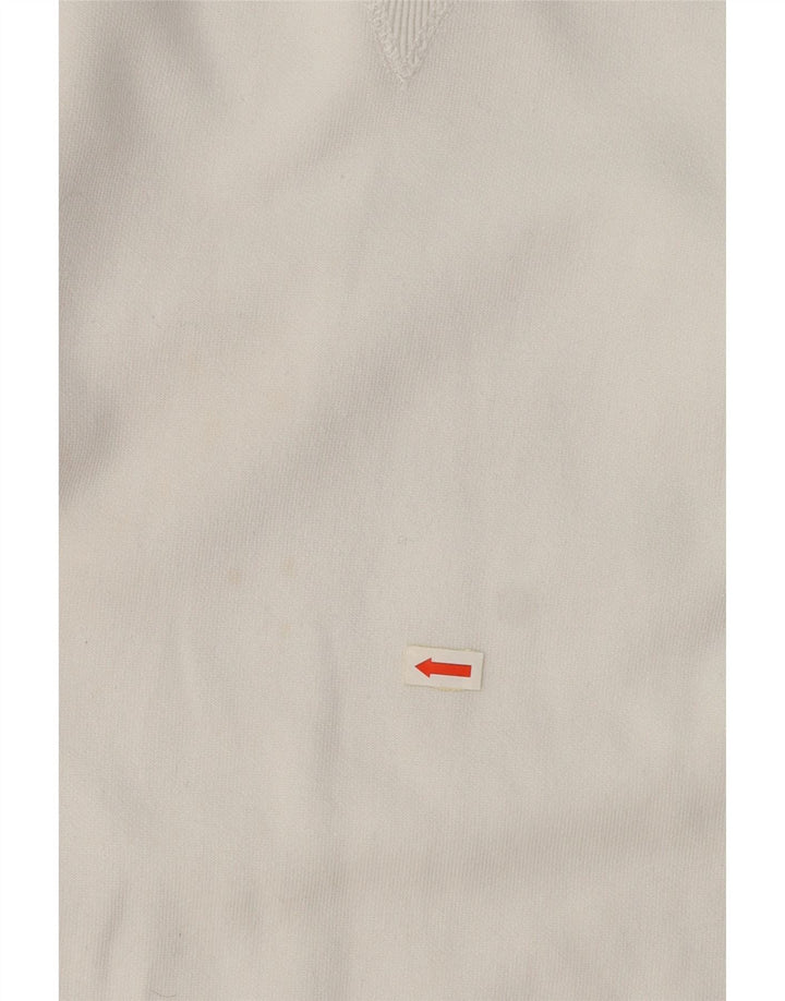 ZARA moletom masculino jumper médio algodão branco