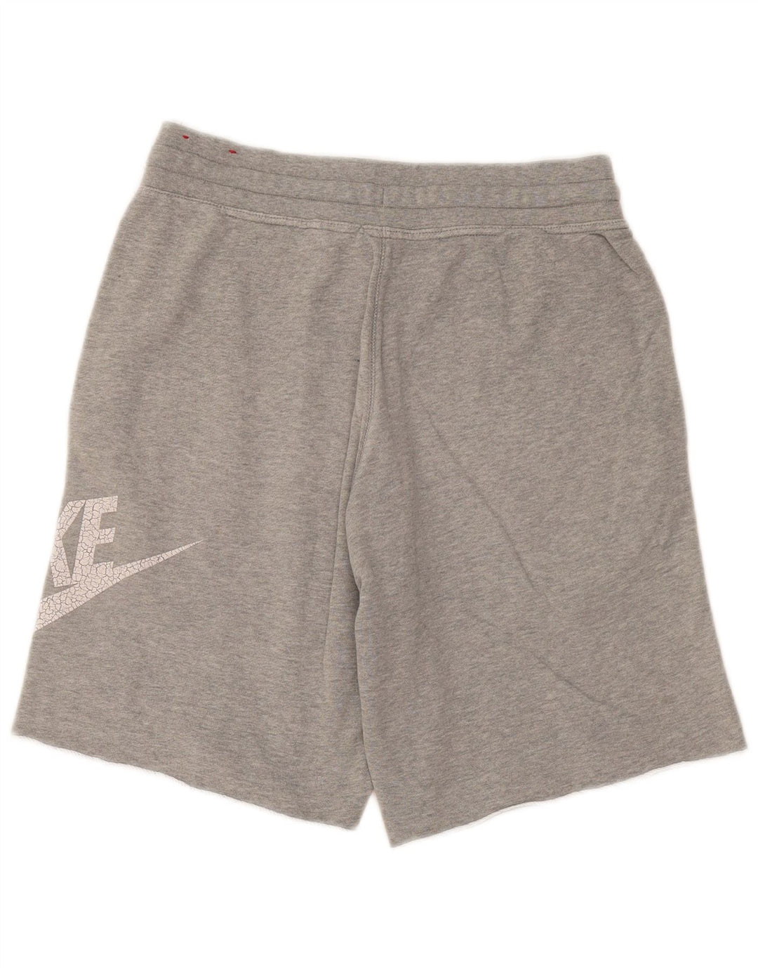 Shorts esportivos gráficos masculinos Nike médio cinza algodão
