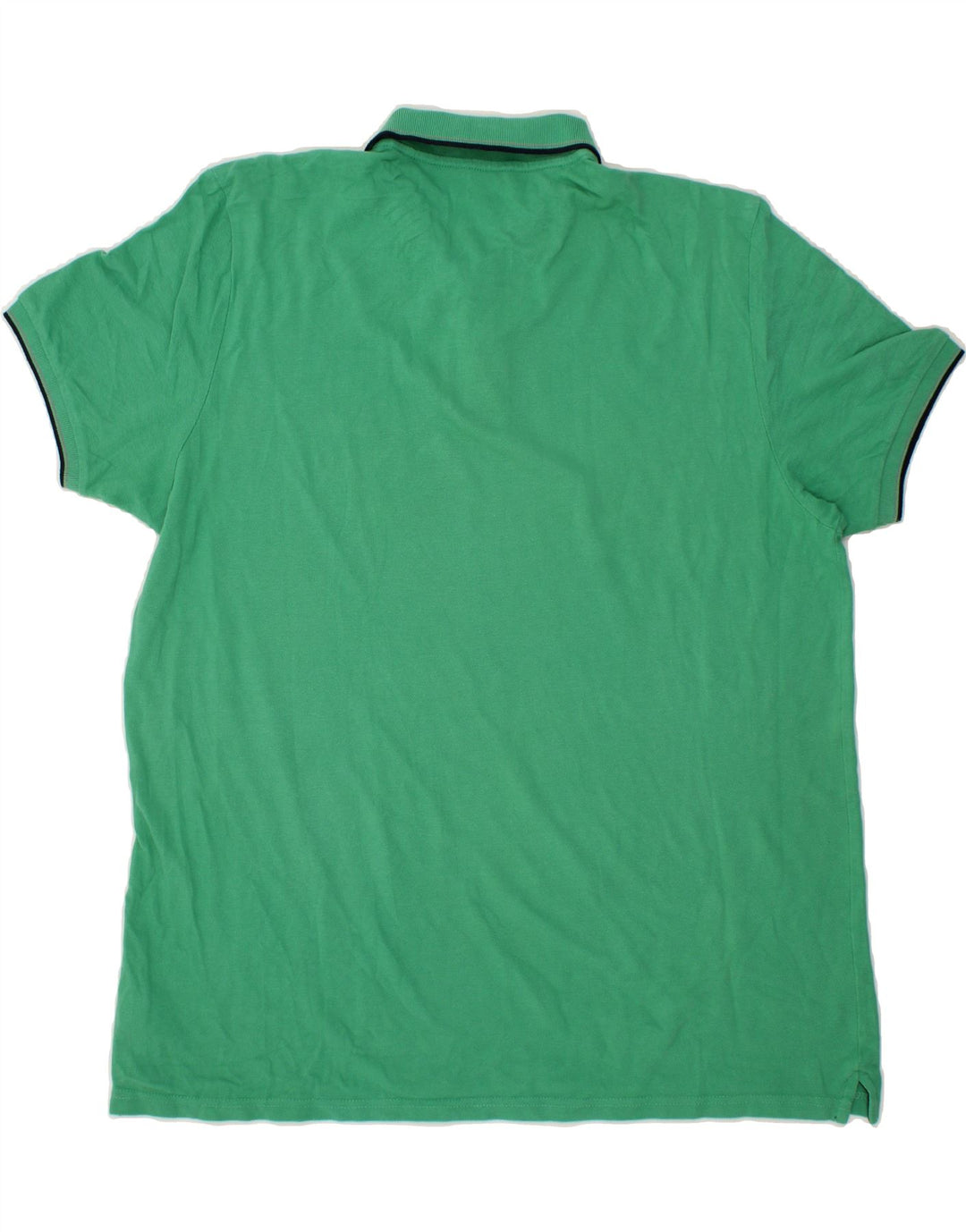 LEE Mens Regular Fit Polo Shirt 2XL Green Cotton Vintage Lee and Second-Hand Lee from Messina Hembry 