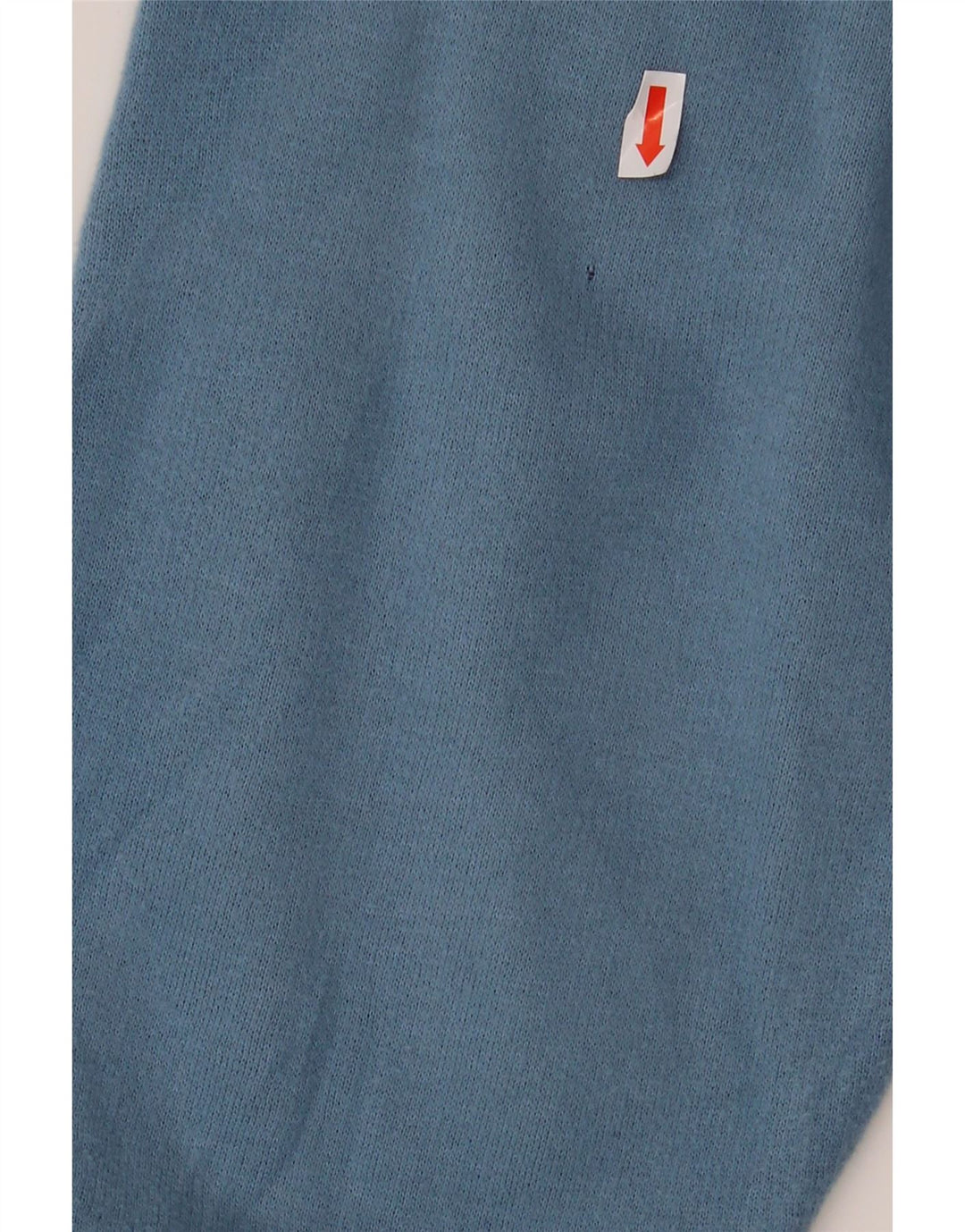 Suéter de cardigã de ajuste solto masculino de ginásio acrílico azul médio