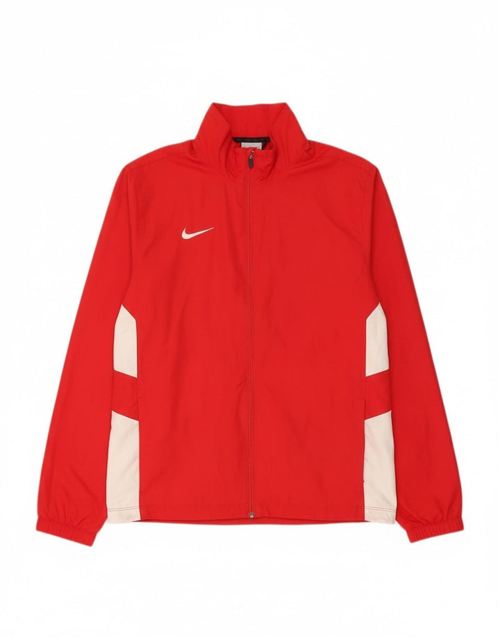 Jaqueta Nike Masculina Graphic Tracksuit Top Grande Poliéster Colorblock Vermelho